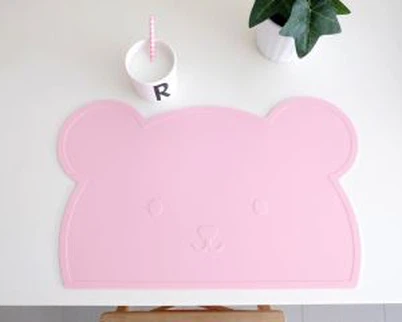 Silicone Waterproof Placemat Dais Duab Cov Lus Mat