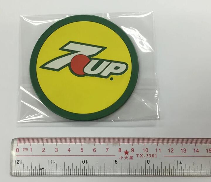 Promotional Gifts 2D Or 3D Soft Pvc Tea Cup Coaster