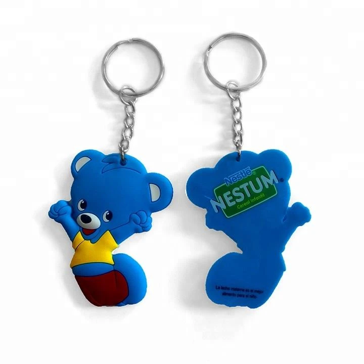 PVC Rubber Keychain Charm Promotional Items
