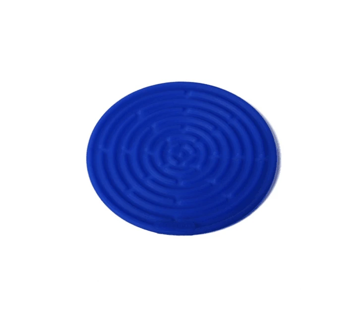 Round Solid Color Silicone Coaster Water Cup Mat