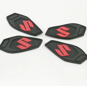 Khaub ncaws 3D Tactical Morale Mos Silicone Roj Hmab Logo Cov Ntawv Cim Ua Si