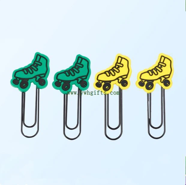 3D Cartoon Soft Pvc Rubber Bookmark For Book