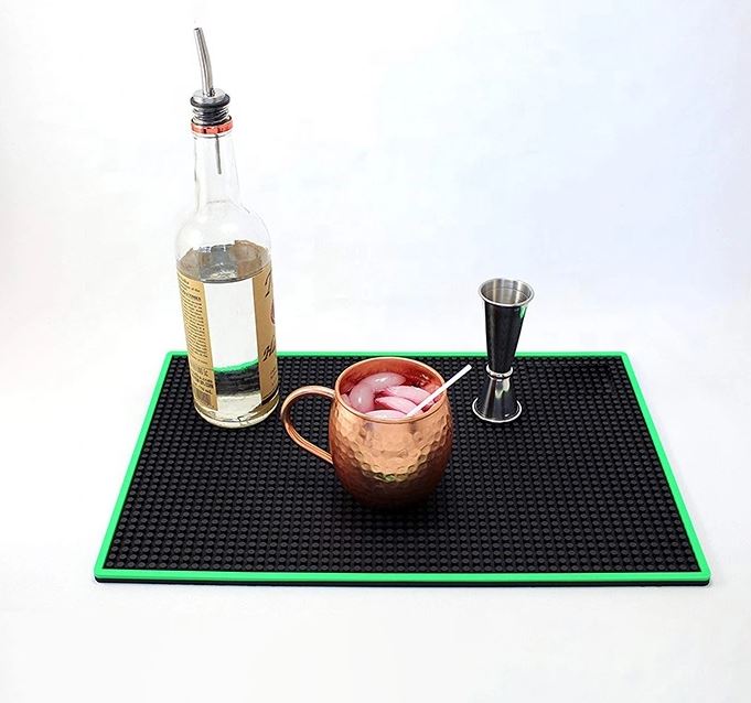 Led Rubber Counter Beer Bar Mat Pvc
