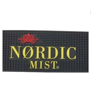 Brewery Bar Rail Mat Nrog Embossed Logo