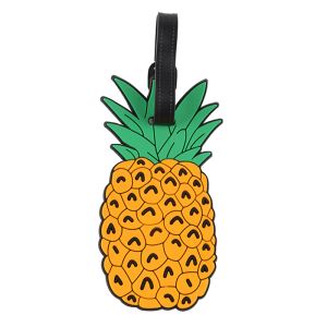 Cov txiv hmab txiv ntoo muaj yeeb yuj Cov Ntawv ID Cim Npe Lub Npe Daim Npav Pineapple Silicone Hnab Ntim Hnab