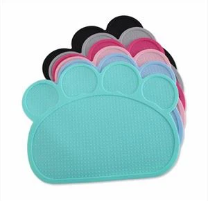 Eco-Friendly Non-stick Silicone Miv Aub Tsiaj Tsiaj Khoom Noj Mat Pub Mats