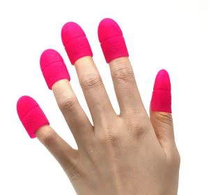 Reusable Soft Silicone Finger Caps Silicone Finger Cover
