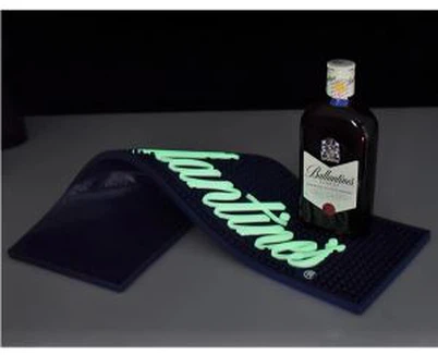 Waterproof Pvc Roj Hmab LED Bar Mat Rau Npias Vodka