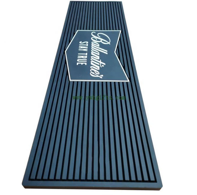 Led Light Illuminated Bar Runners PVC Drip Beer Bar Mat